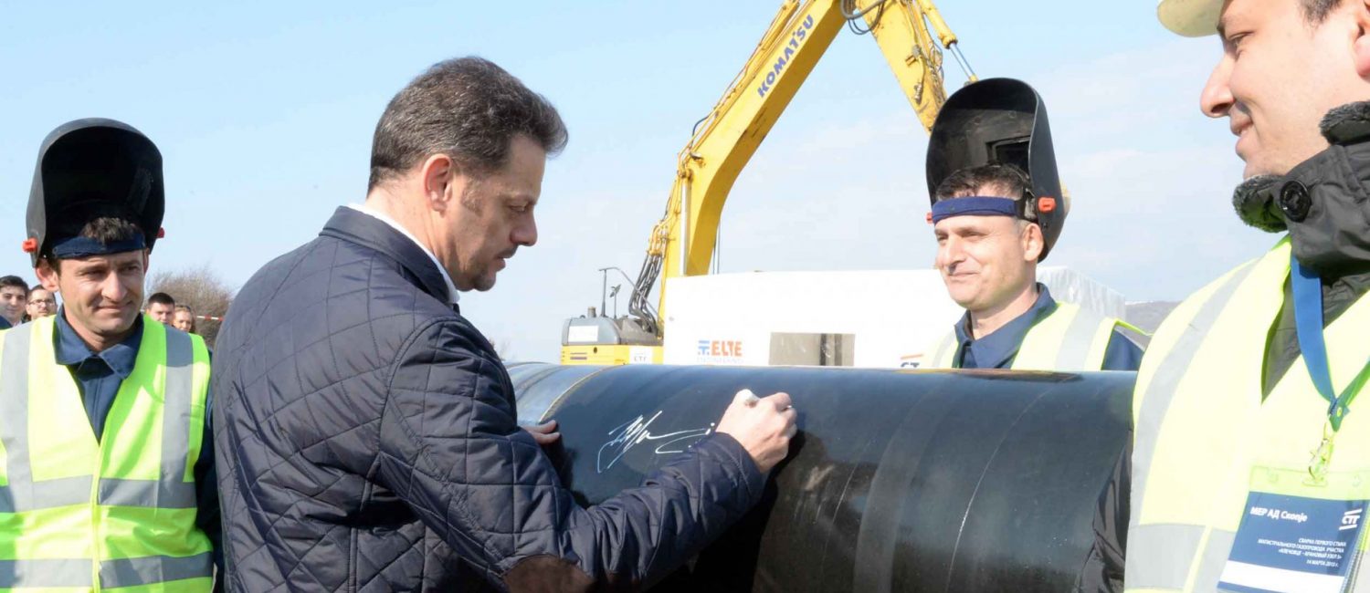 Во јуни завршува првата делница од гасоводната мрежа
